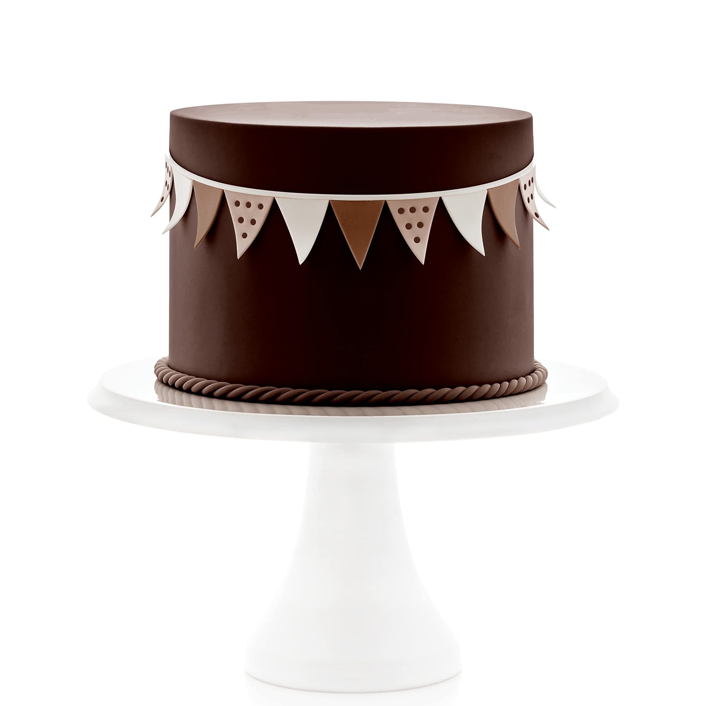 Satin Ice Dark Chocolate Fondant, 4.4 Ounce, Model 22596, Ideal for Decorating Cakes and Desserts