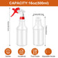 Eccliy 12 Pcs 16 Oz Plastic Spray Bottle, Leak Proof Empty And Reusable For Cleaning Solutions, Water, Auto Details Or Bathroom