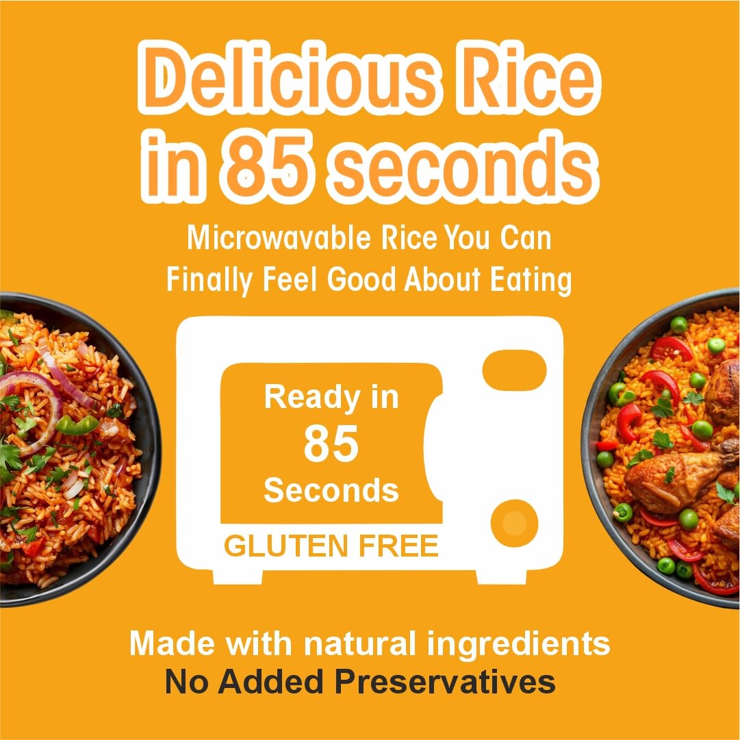 Eat Regal Jollof Rice with Vegetables, 8.8 Ounce, Pack of 6