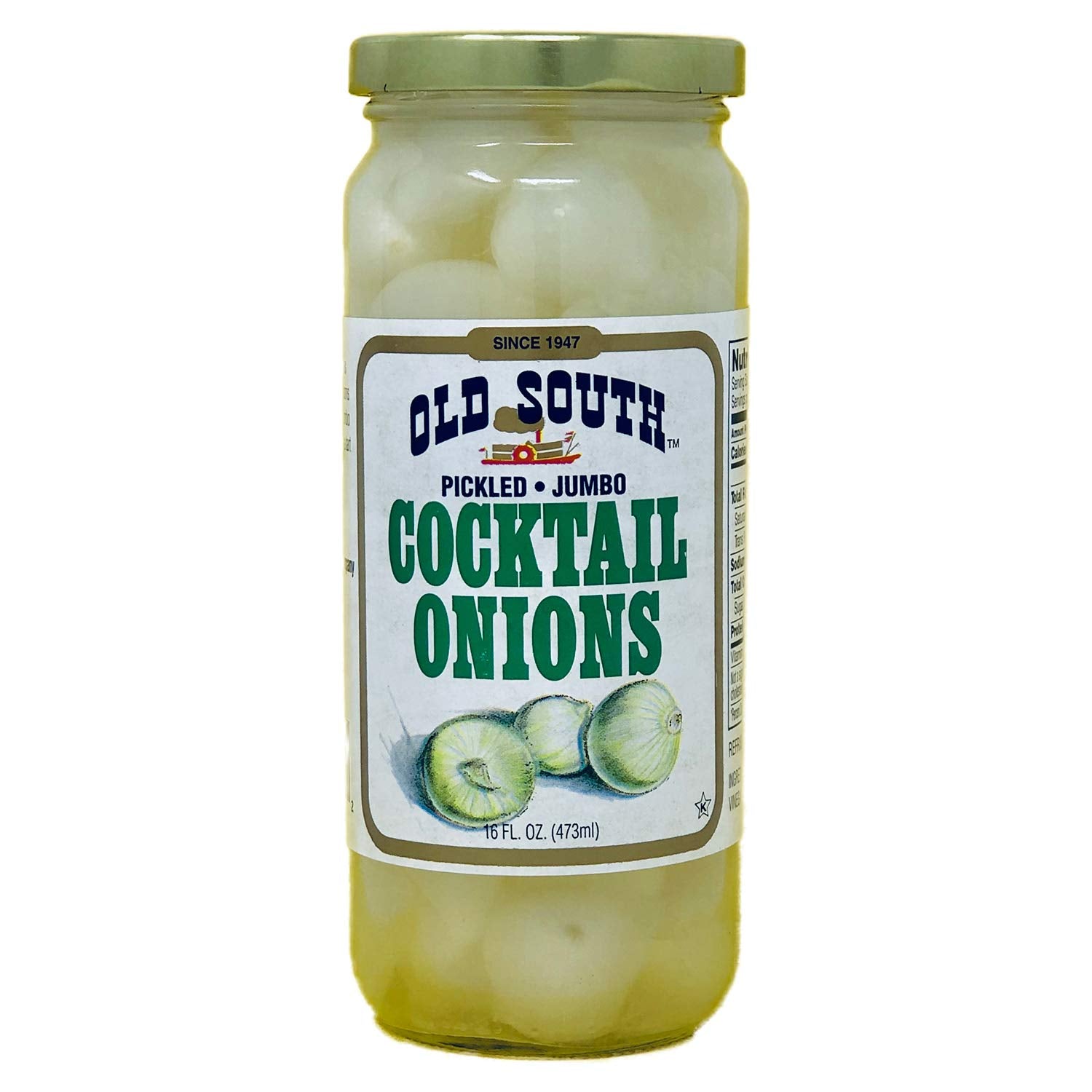 Old South Pickled Jumbo Cocktail Onions - 16 Fl Oz - Pack of 1