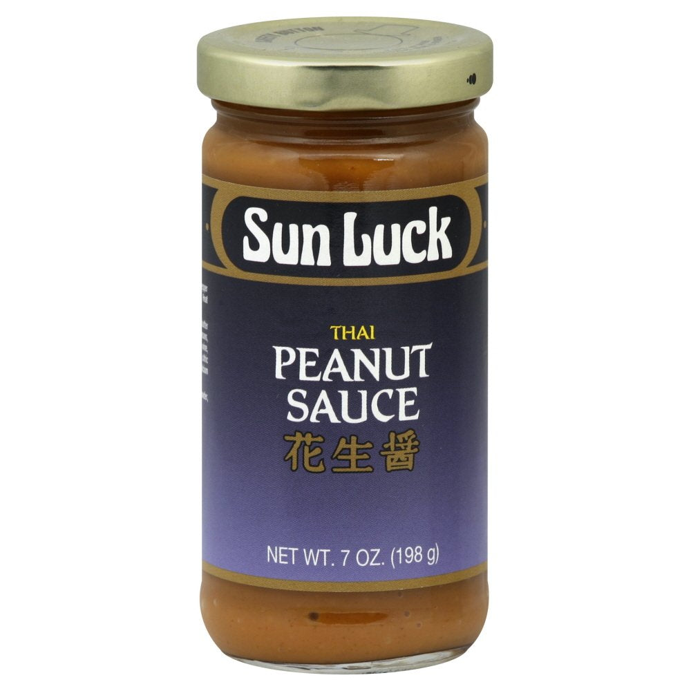 Sun Luck Sauce, Peanut, 7-Ounce (Pack of 6)