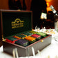Ahmad Tea Wooden Tea Keeper Box with 80 Assorted Tea Bags, Model 921
