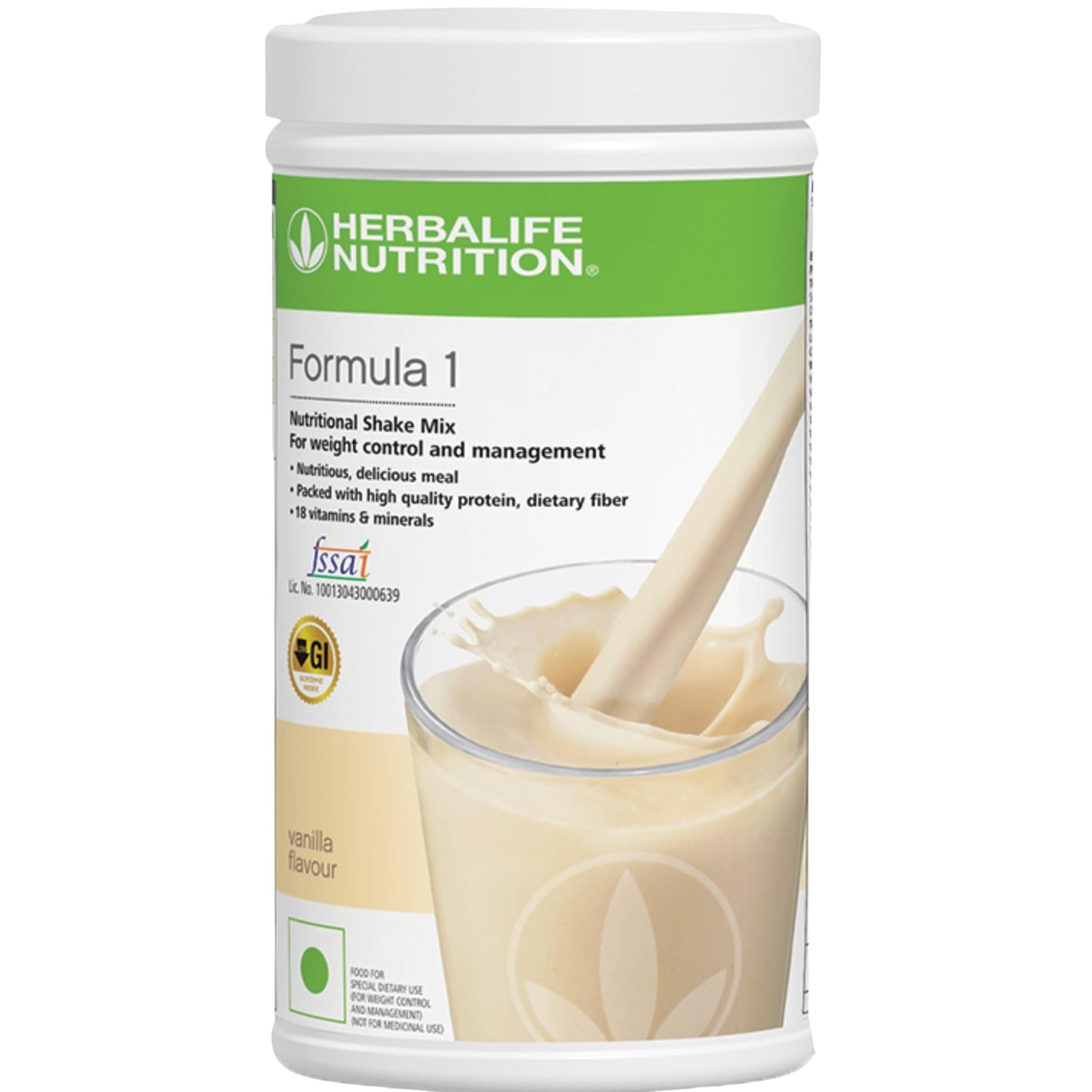 Herbalife Formula 1 Nutritional Shake Mix, Vanilla, 500g (17.62 oz), Meal Replacement