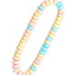 36 Candy Necklaces Individually Wrapped, Choker Style, Nostalgic Pastel Candy Jewelry Perfect for Party Favors, Pinata Fillers a