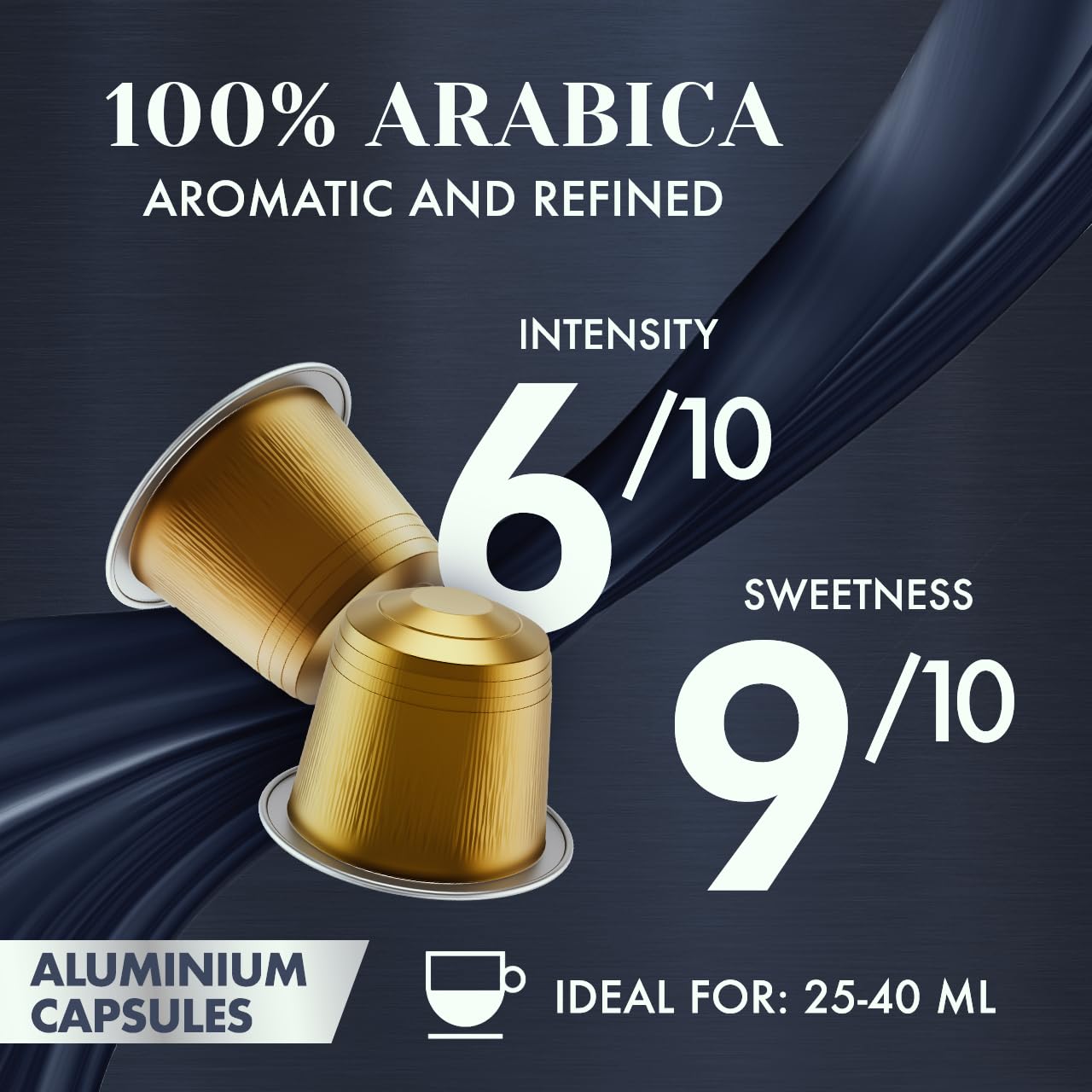 Caffe Borbone Aluminum Coffee Pods Compatible With Nespresso Original Machines, 100% Arabica, Medium Roast, Aromatic And Refined