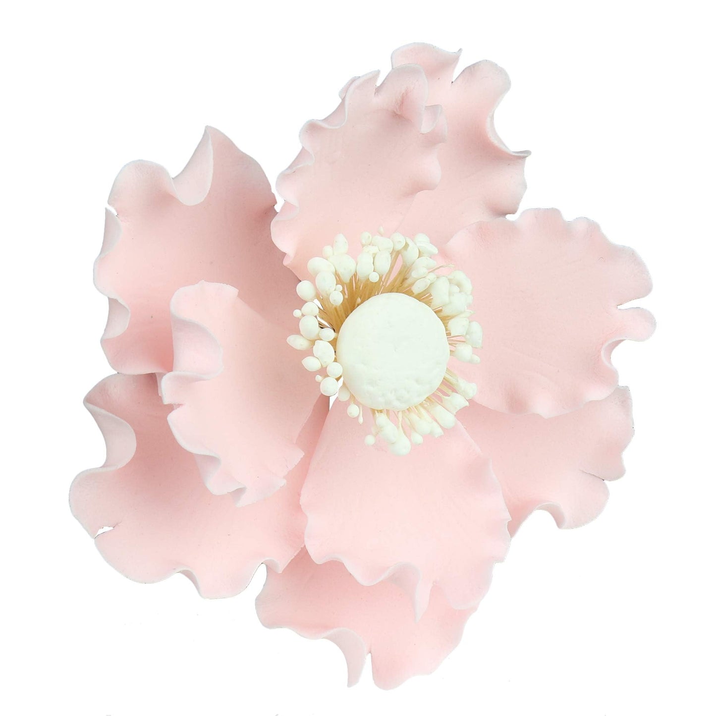 O'Creme Gumpaste Anemone Flower Set Of 3 Pastel Pink- Edible Flowers For Cake Decorating - Sugar Paste Flower Decorations For Ca