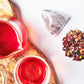 Grace Farms Organic Tea Blend - 50 Pyramid Sachets, Rooibos, Rosehips, Hibiscus, Tulsi, Fairtrade, Kosher