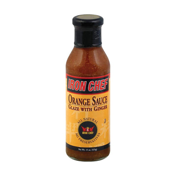 Iron Chef Orange Sauce Glaze with Ginger 15-Ounce Jars (Case of 6)