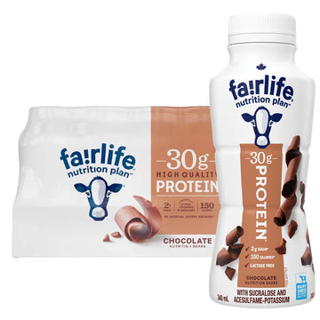 Fairlife Nutrition Plan Protein Shake, Chocolate, 30g Protein, 11.5 Fl Oz, 18 Pack