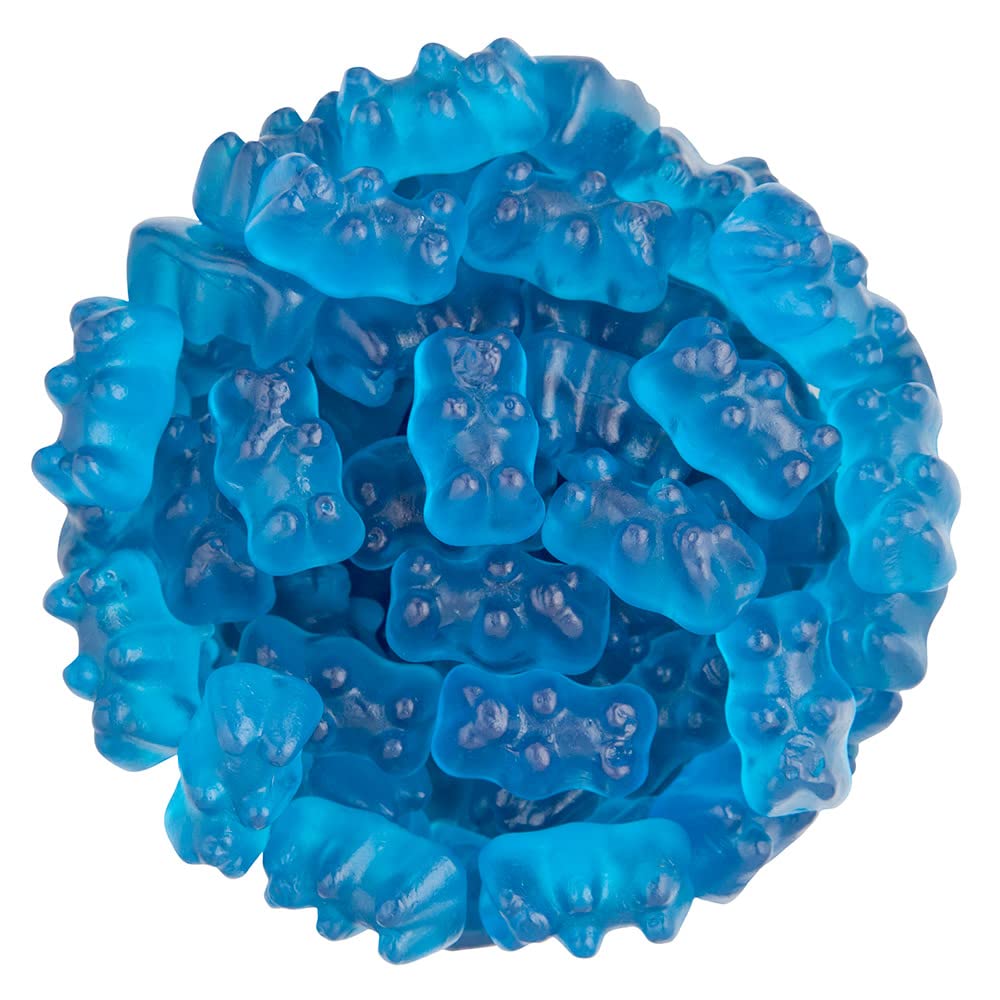 FirstChoiceCandy Gummy Bears (Blue Raspberry, 5 Pound (Pack of 1))
