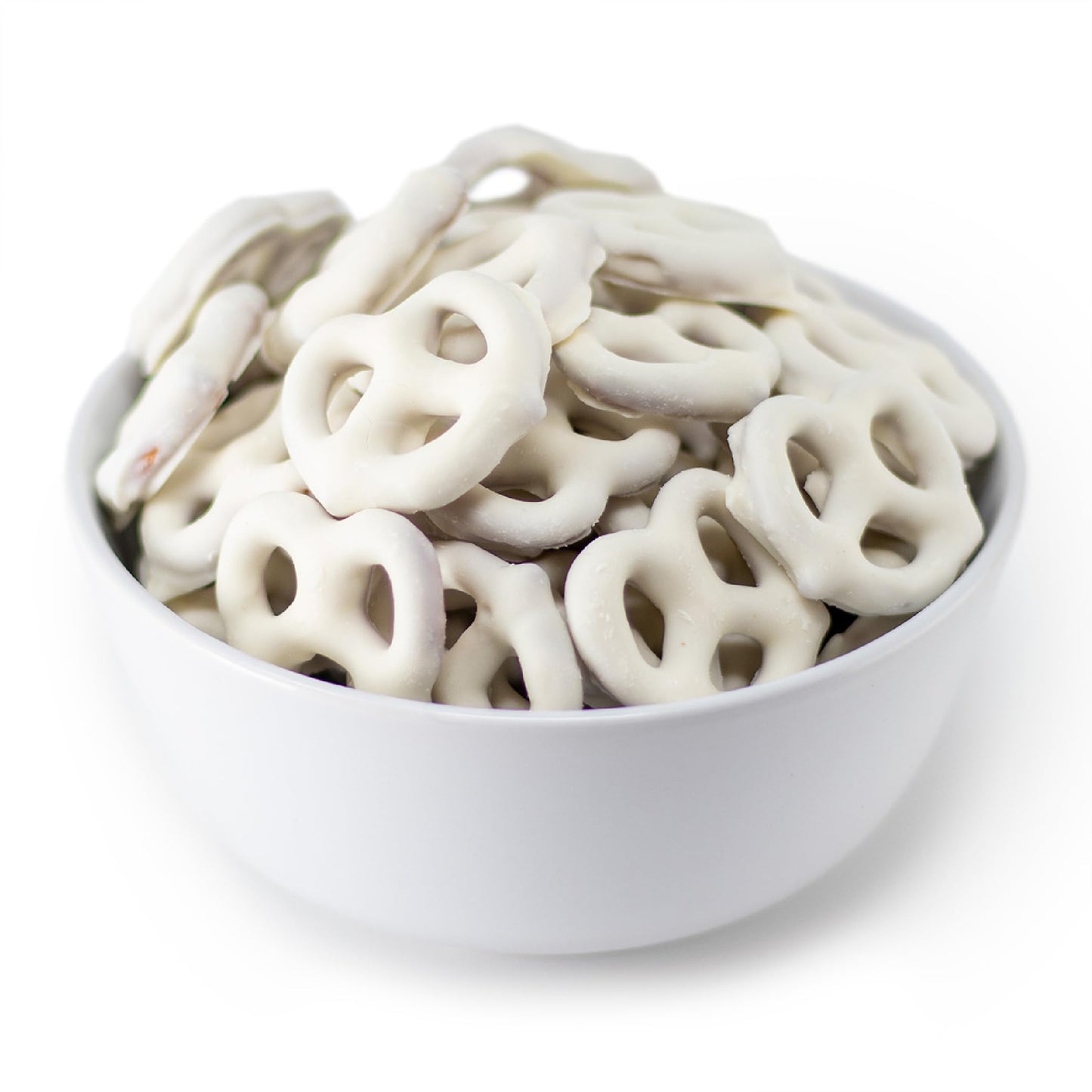 Vanilla Yogurt Covered Pretzels - 5 Pound Bulk Pack - Sweet and Salty Snack
