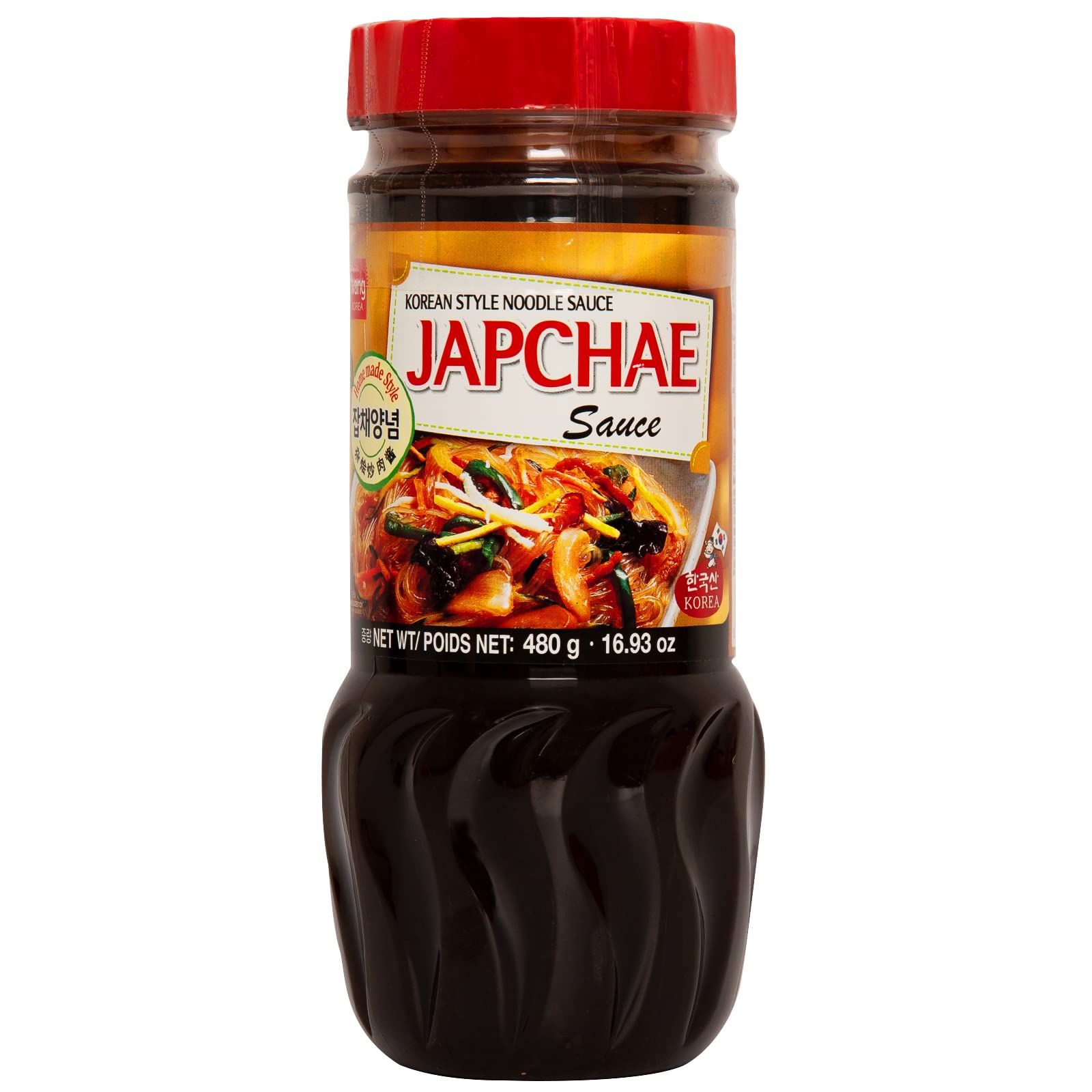 Wang Japchae Sauce, Savory And Slightly Sweet, Easy And Convenient Sauce For Vermicelli And Glass Noodles, 16.93 Ounce