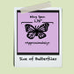 Sugar Robot Inc. Edible Butterflies Cake Toppers, 1.75 inches, Rainbow