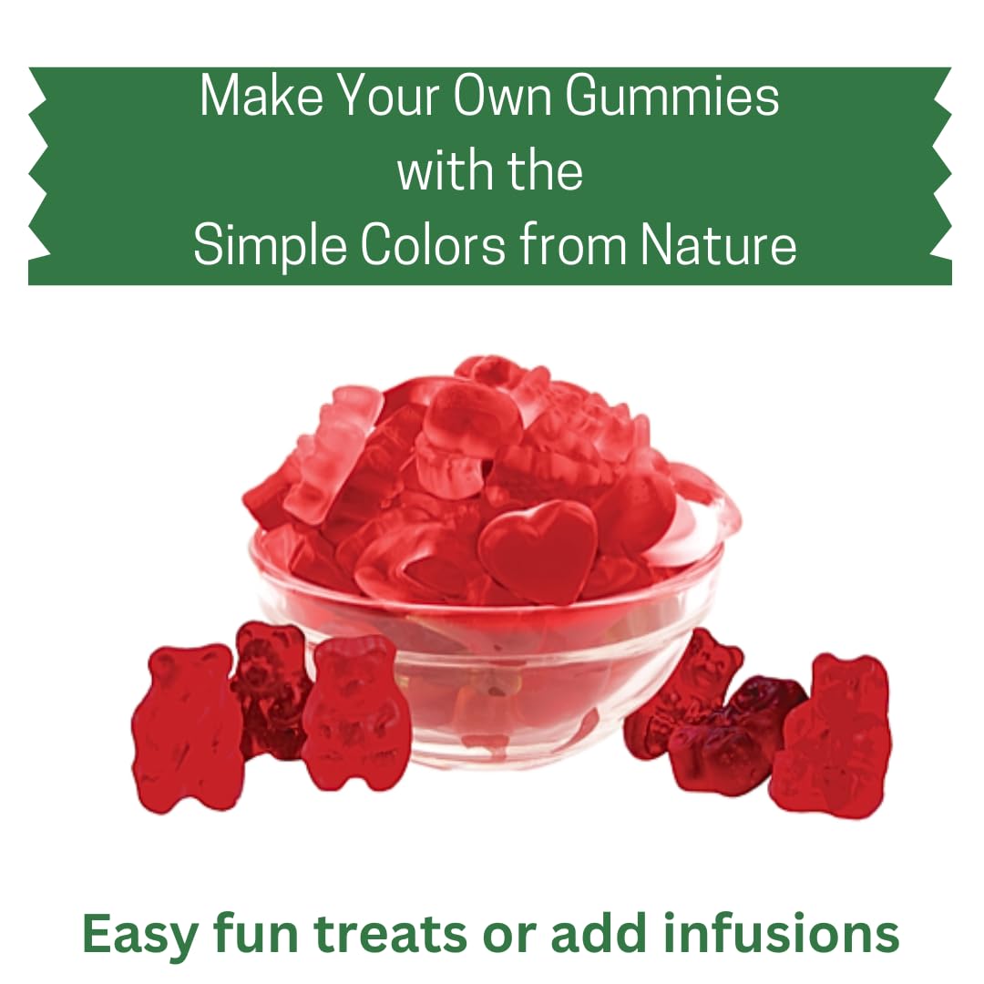 Simple Mixes Natural Gummy Mix, Healthy Snack, Dye-Free, No Gluten Or Fat, Kosher, (3-Pack, Cherry)