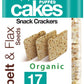 Suzies Spelt & Flax Seed Thin Cakes Case Of 12 Packages 4.6Oz. Each