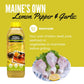 World Harbors Lemon Pepper Garlic Sauce & Marinade, Made In Maine, Ideal For Chicken Wings, Seafood, Grilled Meats, Salads, Stir