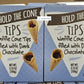 Trader Joes Hold the Cone Tips Waffle Cone Tips Filled with Dark Chocolate 3.53oz 100g (Two Boxes)