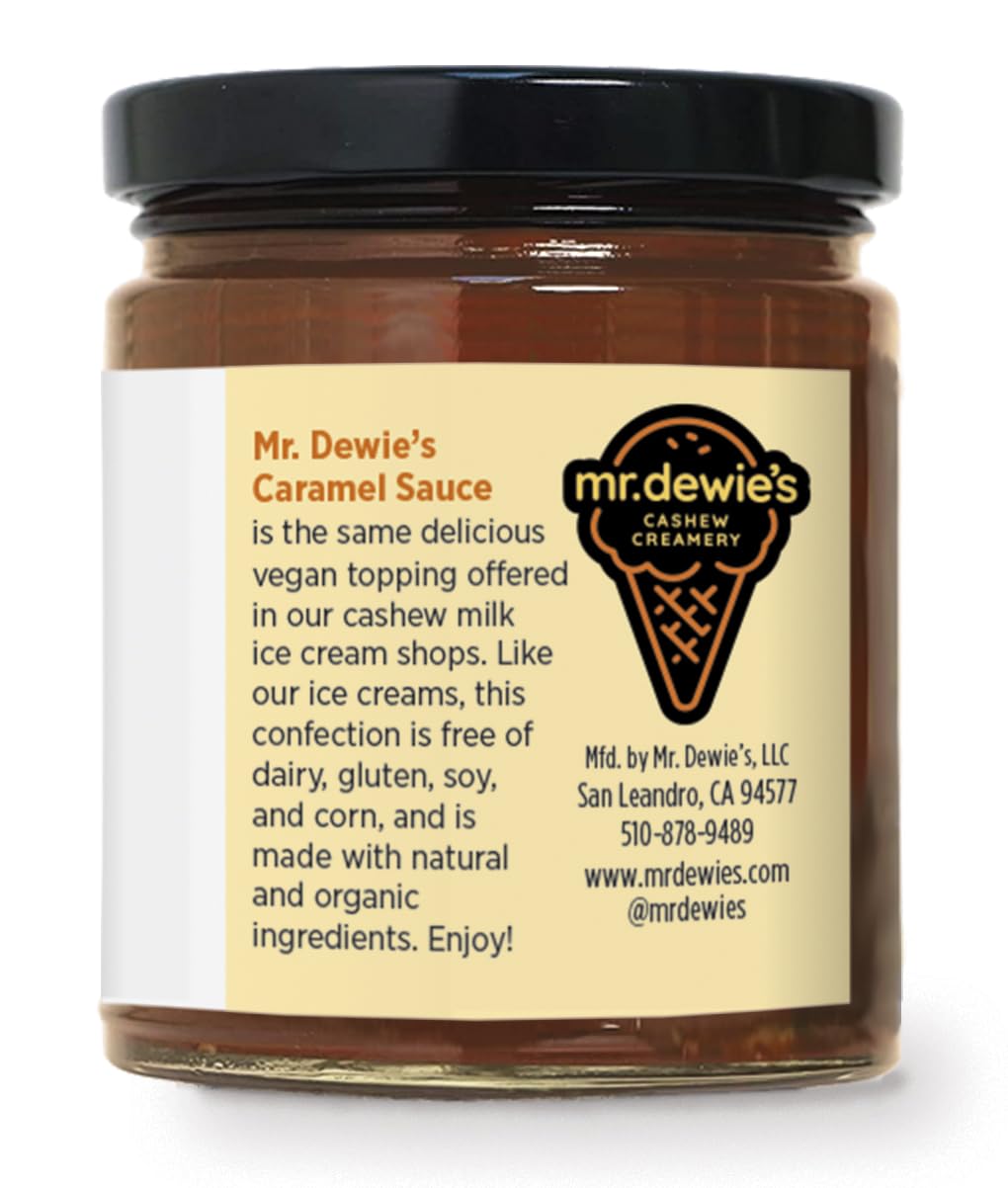 Mr. Dewie's Organic Vegan Dessert Sauces (Caramel)