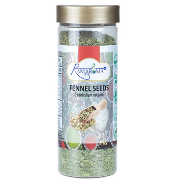 Ramaroma Fennel Seeds (Saunf Sabut) Whole Spice 3.5Oz (100G) ~ All Natural | Gluten Friendly | Non-Gmo | Vegan | All Natural, Sw