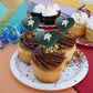 GRAPHICS & MORE Cupcake Picks Set of 6 Acrylic Heart Toppers Lake Erie College Model CUPT.HRT.ACR.6PK.CLCERI500B