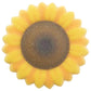 Sunflower Edible Sugar Cake Toppers, 12 Count