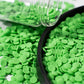 NIPEOR Christmas Green Sprinkles,Rainbow Confetti Sprinkles 3.53oz/100gEdible Sprinkle Topping Confetti Sprinkles, Round Sprinkl