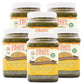 Pride Of India - PACK of 6 - Indian Whole Green Mung Gram - Protein & Fiber Rich Mung Bean Whole, 3 Pound Jar