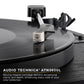 Victrola Harmony - Bluetooth Turntable System- 3-Speed Vinyl Record Player  Stereo Bookshelf Speakers  Mid-Century Modern Design  Audio Technica ATN3600L  Bluetooth Input and Output (Walnut)