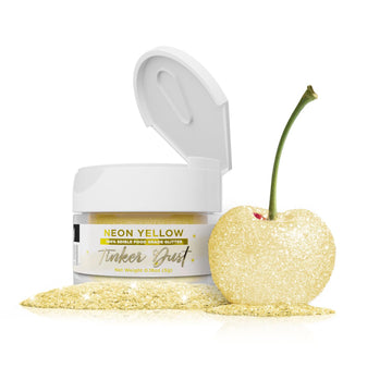 Bakell - Noen Yellow Tinker Dust (5g, 1x Jar) Edible Glitter for Food, Desserts, and Beverages!