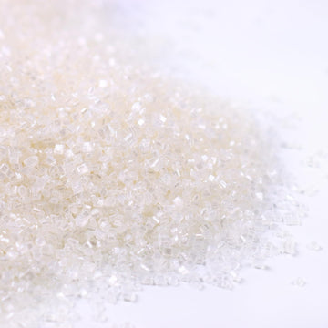 Sanding Sugar Edible For Cakes Decorating White Sugar Sprinkles 5.3Oz Sugar Crystals Cake Sprinkles For Baking Cupcakes Topper C