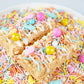 Ice Cream Sprinkles For Cake Decorating, Summer Cake Decorations - Cake Sprinkles For Ice Cream Toppings In Pastel Sprinkles With Jimmies, Sugar Pearl, Star Quin And Edible Ice Cream Candy Sprinkles