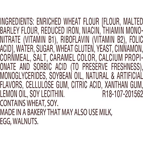 Thomas Cinnamon Swirl Bagels  6 count  (3.33 oz each)  10g Protein  Kosher Cinnamon Bagels  20 oz Bag