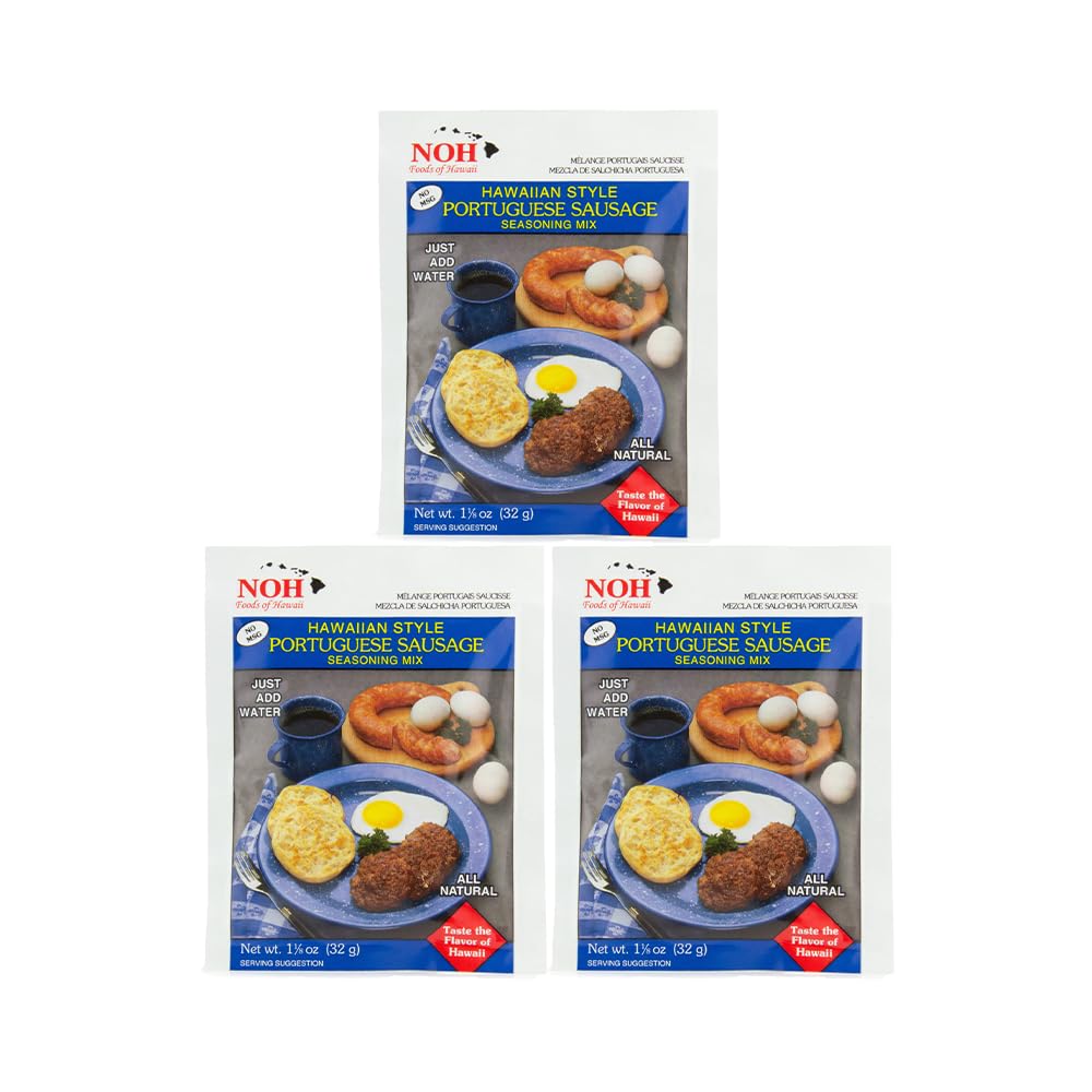 NOH Foods of Hawaii four serving seasoning packets 1.5 oz Pack of 3 Taste the flavor of Hawaii with each unique and famous meal 