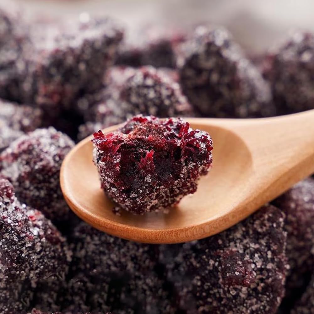 Sijiyunli-Yangmei Preserves 260G/9.17Oz (Rock Sugar Bayberry) Dried Plum Fruit, Sweet, Sour And Salty To Satisfy Cravings, Casua