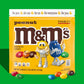 M&MS Peanut Milk Chocolate Candy, Family Size, 18.08 oz Resealable Bulk Bag