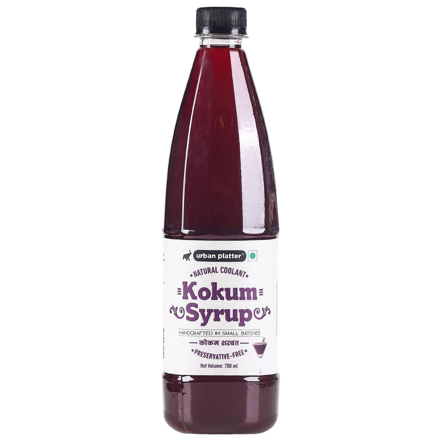Urban Platter Kokum Syrup | 23.67 Fl Oz (700ml) | Refreshing Homemade Juice Drink | Maintains Healthy Weight | Improves Digestion with its Antioxidant Properties