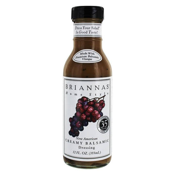 Briannas Salad Dressing, New American, 12 Ounce (Pack Of 6)