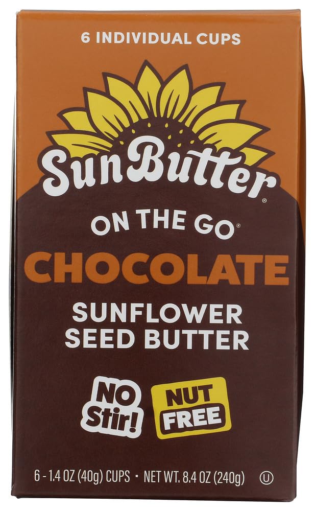 SUNBUTTER On The Go Chocolate Sunbutter Cups, 8.4 OZ