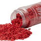 Edible Accents Red Sequins - Confectionery Accents, Gluten Free, Egg Free, Nuts Free, Kosher, Fancy Sprinkles Medley Mix, For Ba