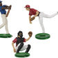 Decoset Batter Up 3 Piece Decorations Set, Cake And Cupcake Toppers For Baseball Themed Birthdays, Celebrations, And Parties, Fo