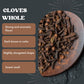 Tropical Goodness Pure Ceylon Clove Whole, Organic Whole Cloves, Usda & Kosher Certified, Premium Grade, 16 Oz, Non-Gmo, Gluten-