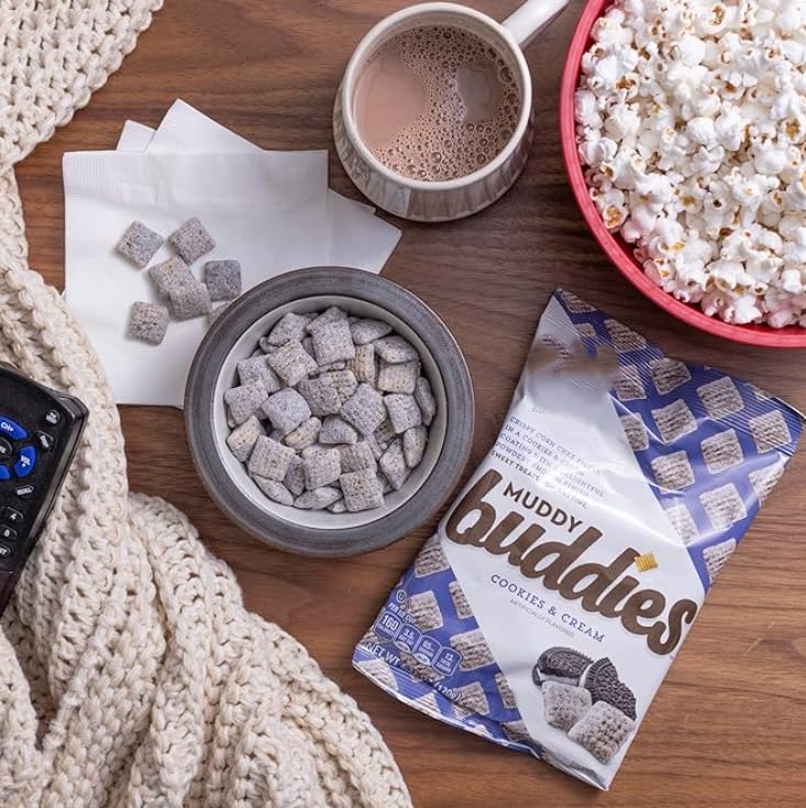 Muddy Buddies Cookies and Cream 4.25 oz (Pack of 7)