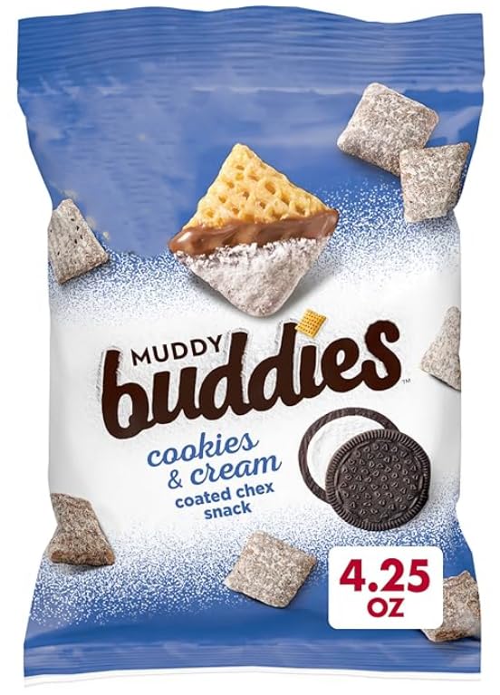 Muddy Buddies Cookies and Cream 4.25 oz (Pack of 7)