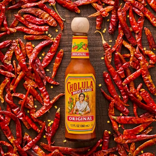 Cholula Hot Sauce Multipack, Original, Product of Mexico, Gift Set Includes Three 12 Fl Oz Bottles, Blend of Arbol & Piquin Pepp