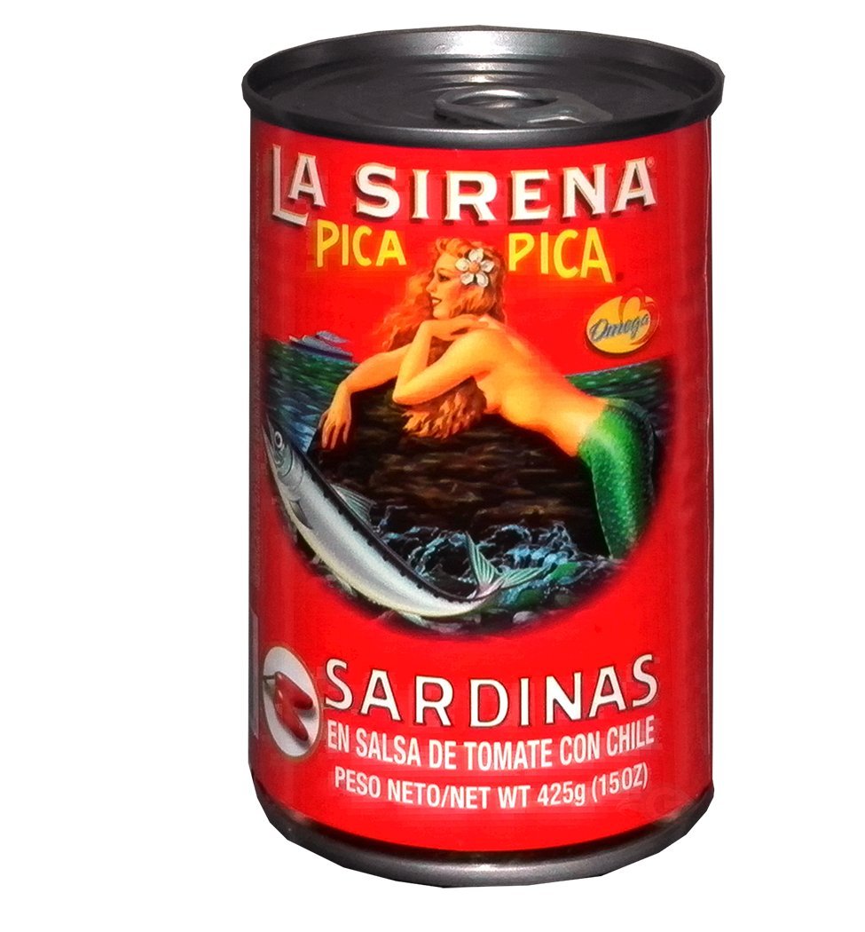 La Sirena Pica Pica Sardine 15 Oz - Sardina (Pack Of 6)