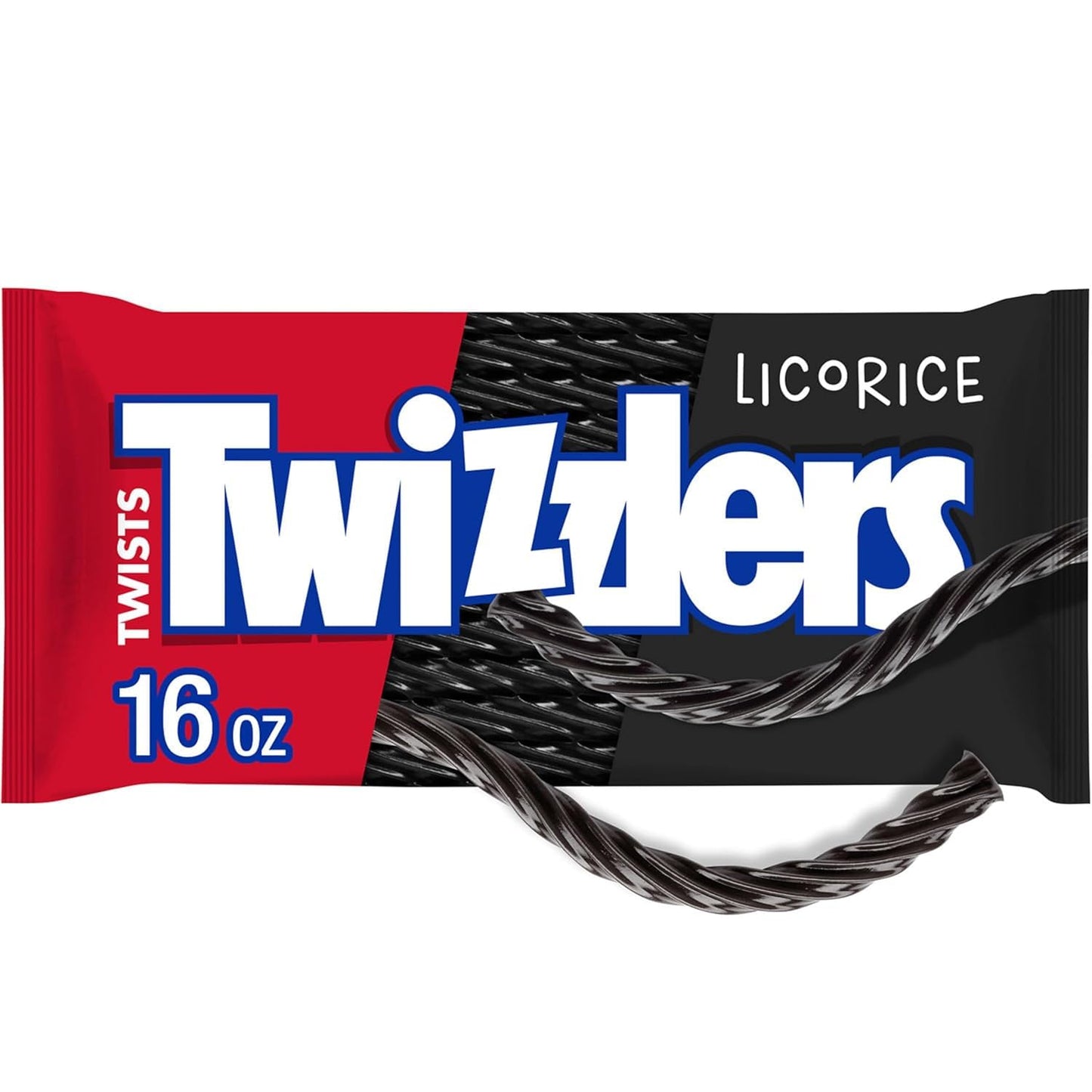 Twizzlers Black Licorice - Pack of 2 - Big Bags - Great for Sharing with Others - Classic Candy that Generations Have Loved