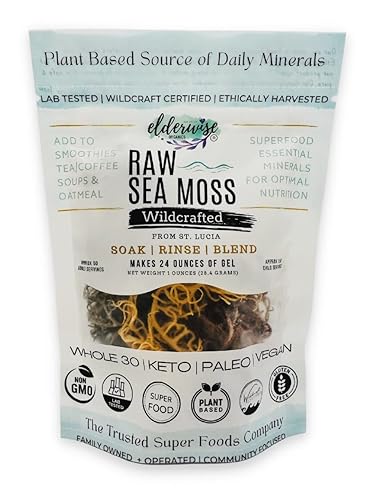 Sea Moss  Makes 32Oz Of Gel  Rainbow  Raw + Non Gmo  Sundried  Mineral Rich  Wildcrafted