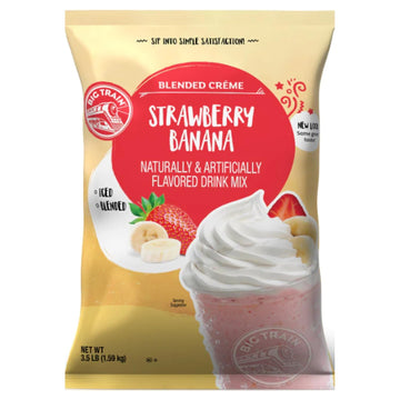 Big Train Strawberry Banana Blended Crème Beverage Mix, 3.5 Pound (Pack Of 1)
