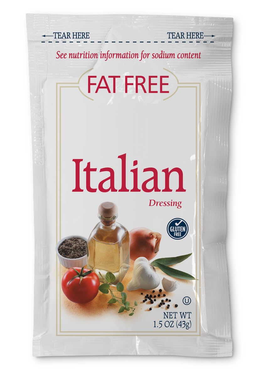 Salad Dressing Packets - Variety Pack 1.5Oz - 15 Count (Fat Free Variety)