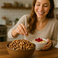 Anna and Sarah Raw Walnuts Halves & Pieces, 16 Oz, 100% Natural, Non-GMO, Kosher, Vegan, No Salt, Shelled, Resealable Bag